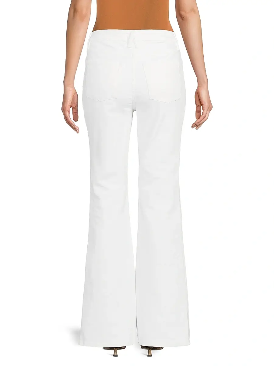 GOOD AMERICAN Women's Good Legs Flare Jeans | Thumbnail 5