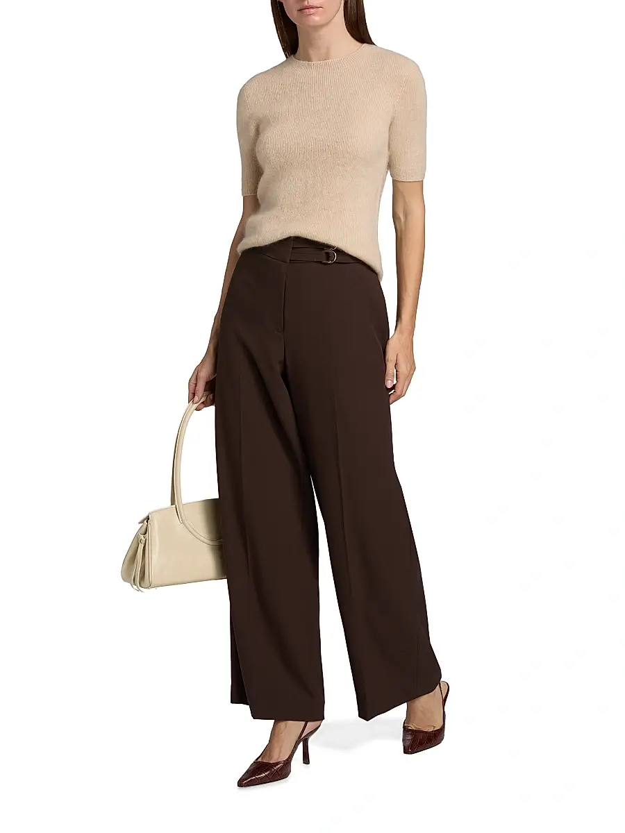 Elie Tahari Women's Yelena Ribbed Cashmere Sweater | Thumbnail 2