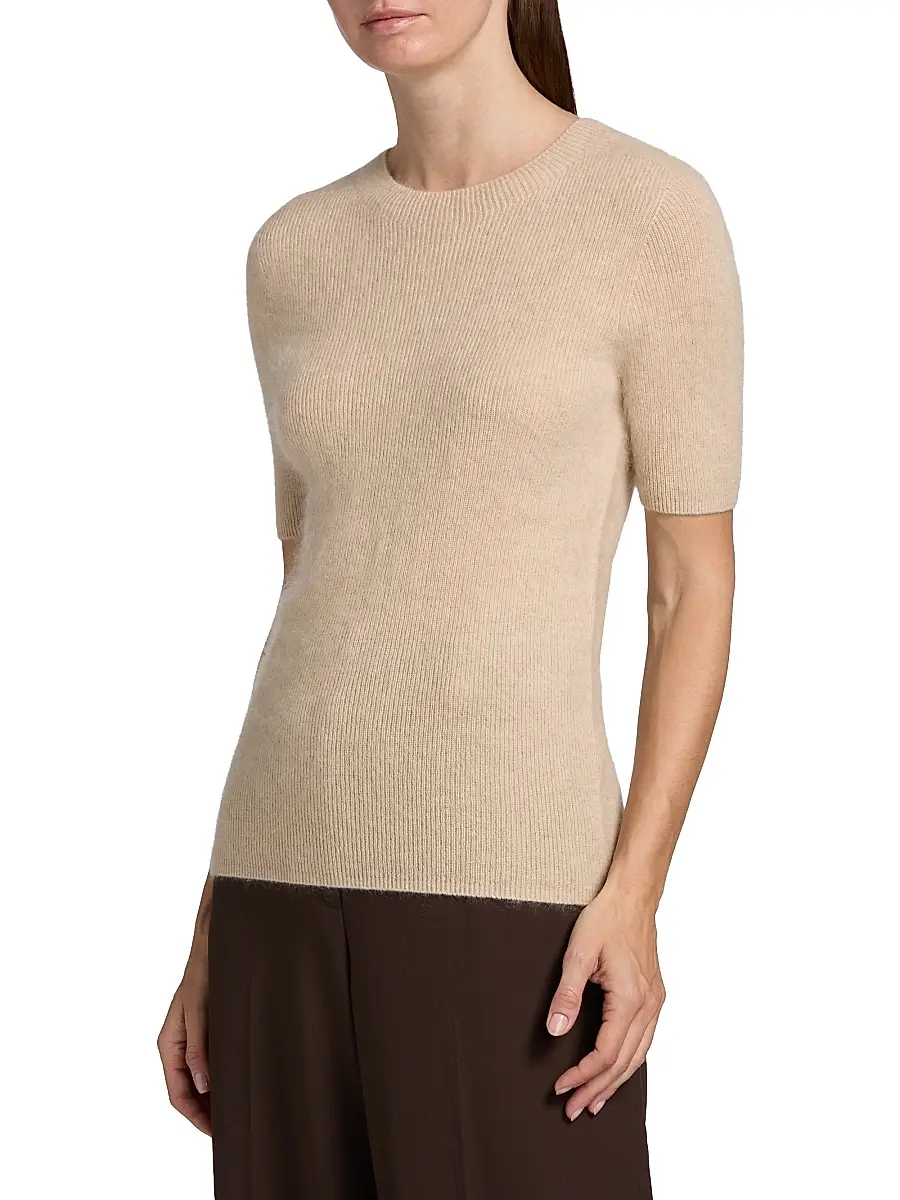 Elie Tahari Women's Yelena Ribbed Cashmere Sweater | Thumbnail 4