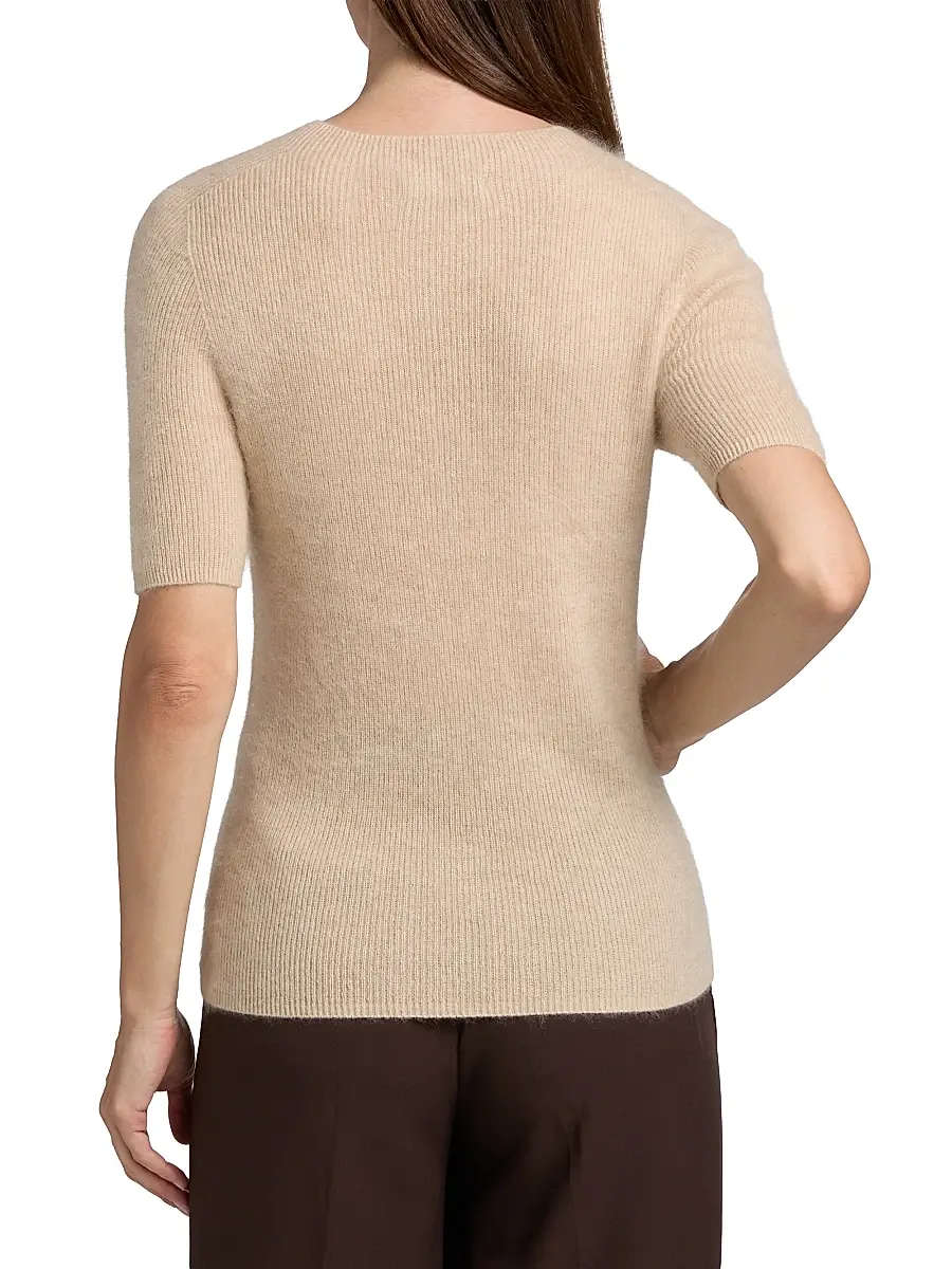 Elie Tahari Women's Yelena Ribbed Cashmere Sweater | Thumbnail 5