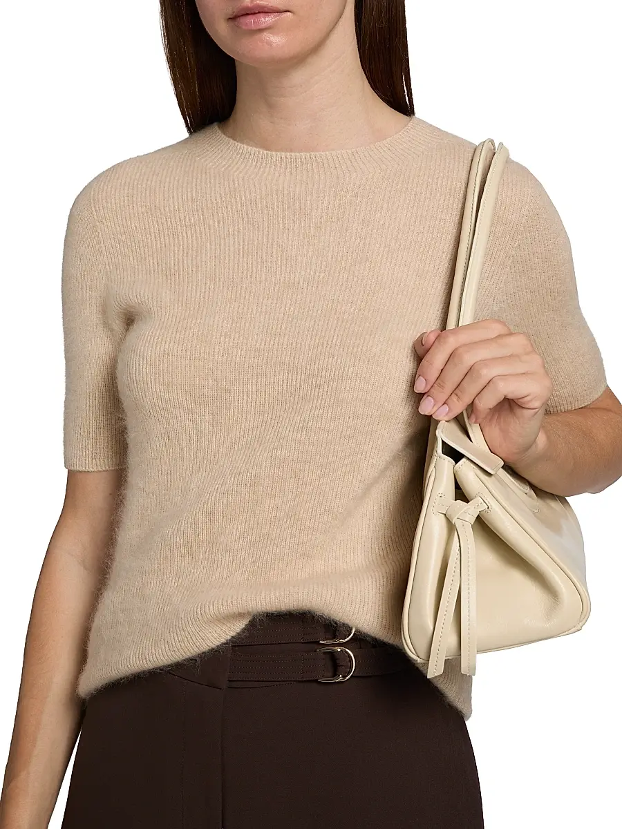 Elie Tahari Women's Yelena Ribbed Cashmere Sweater | Thumbnail 6