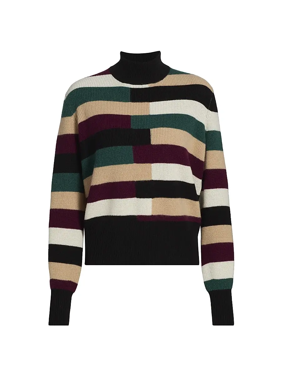 Women's Phoenix Colorblocked Cashmere Sweater Women's Phoenix Colorblocked Cashmere Sweater