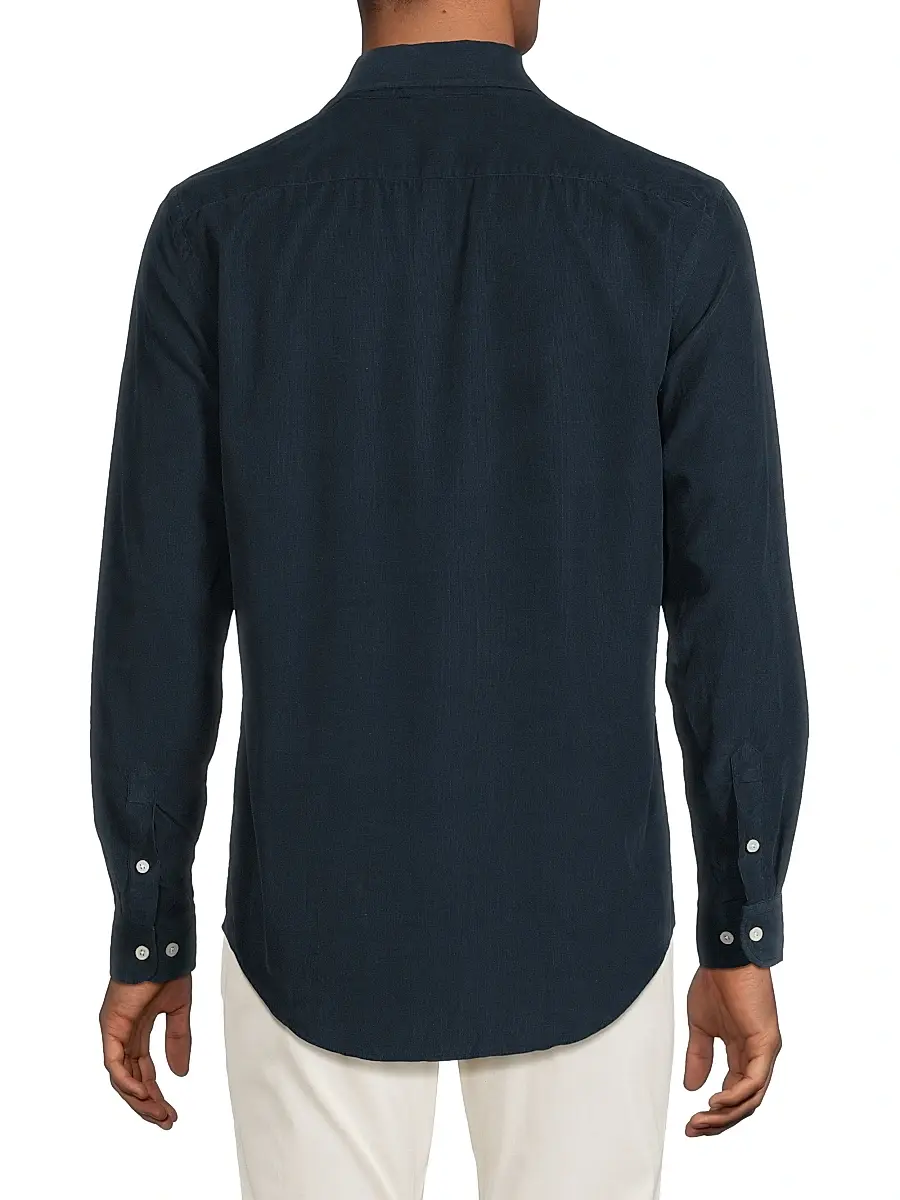 Onia Men's Corduroy Long-Sleeve Button-Front Shirt | Thumbnail 5 Onia Men's Corduroy Long-Sleeve Button-Front Shirt | Thumbnail 5