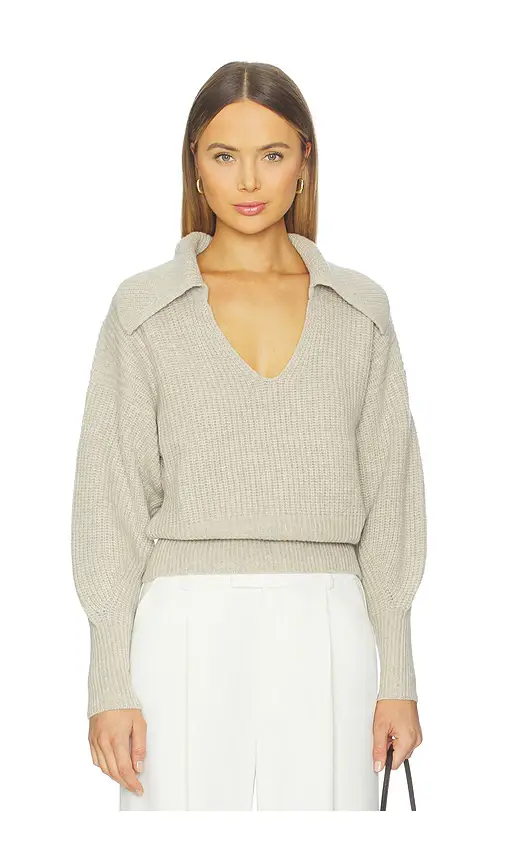 Nation Los Angeles Ashton Collared Pullover | Image 1 Nation Los Angeles Ashton Collared Pullover | Image 1