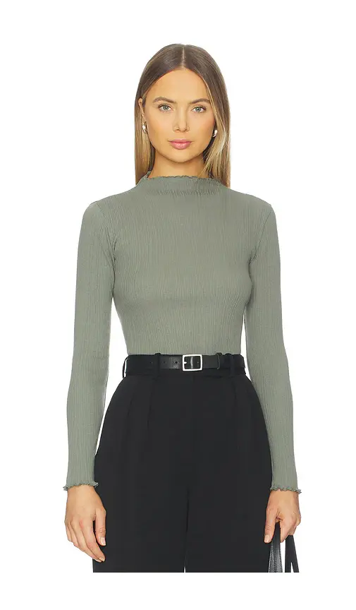 Nation Los Angeles Brenna Mock Neck Top | Image 1 Nation Los Angeles Brenna Mock Neck Top | Image 1