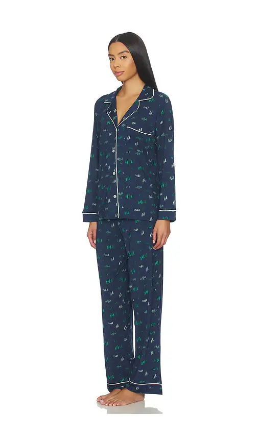 eberjey Gisele Printed Long Pj Set | Thumbnail 2