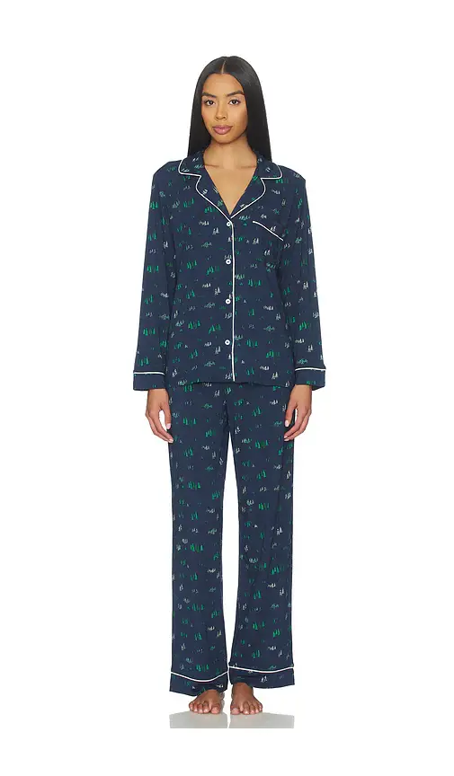 eberjey Gisele Printed Long Pj Set | Image 1 eberjey Gisele Printed Long Pj Set | Image 1