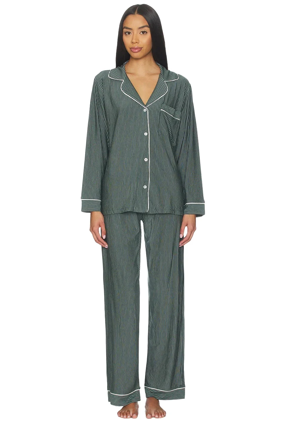 Eberjey Gisele Printed Long Pj Set