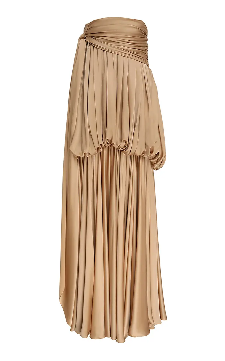 Zimmermann Alchemy Strapless Gathered Silk Gown | Thumbnail 15 Zimmermann Alchemy Strapless Gathered Silk Gown | Thumbnail 15