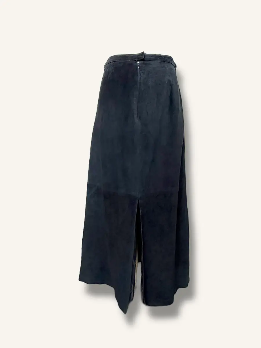 Jen Wonders Studio Suede Midi Skirt | Thumbnail 8 Jen Wonders Studio Suede Midi Skirt | Thumbnail 8