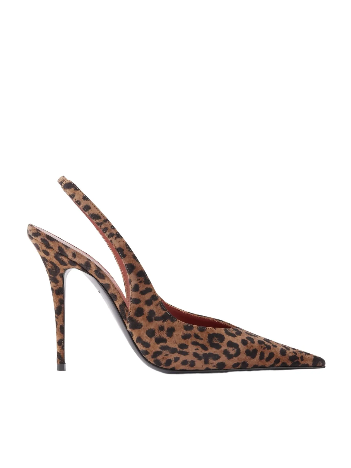 Anok 105 Leopard-print Suede Slingback Pumps Anok 105 Leopard-print Suede Slingback Pumps