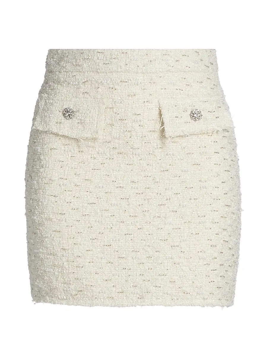 Women's Ava Tweed Slim-Fit Miniskirt Women's Ava Tweed Slim-Fit Miniskirt