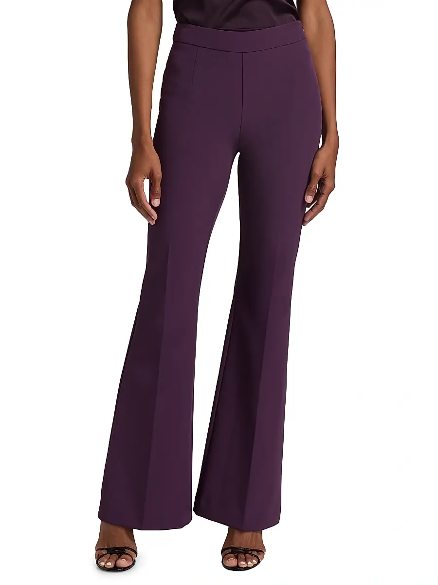 Generation Love Women's Elise Crepe Flared Pants | Thumbnail 3