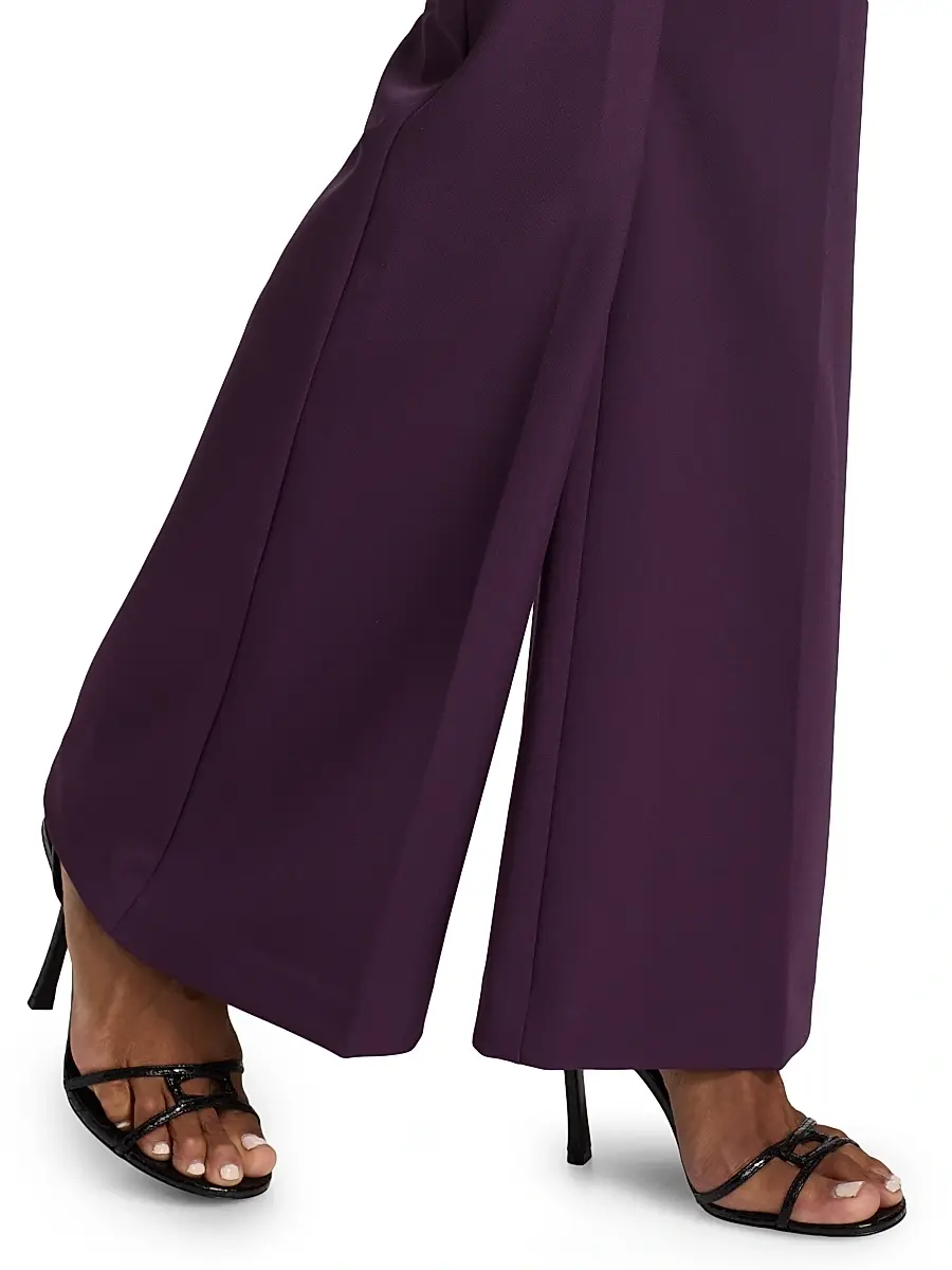 Generation Love Women's Elise Crepe Flared Pants | Thumbnail 6