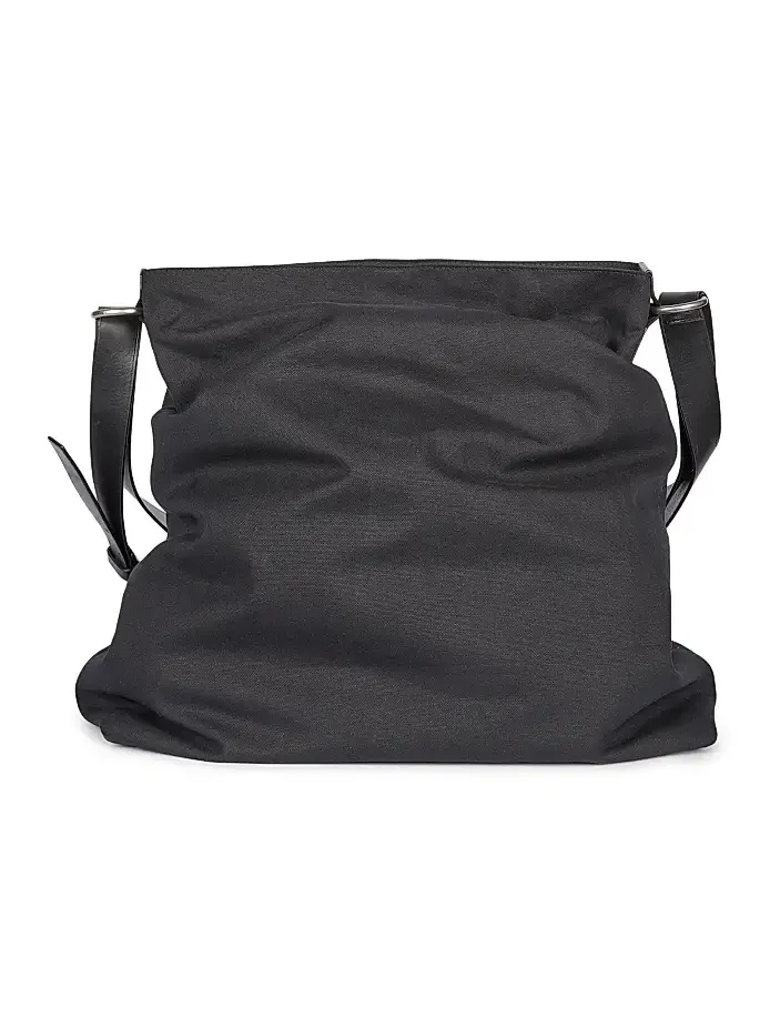 Dries Van Noten Men's Cotton & Leather Tote Bag