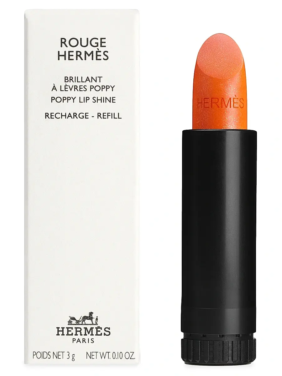 HERMÈS Women's Rouge Hermes Lip Shine Refill | Image 1 HERMÈS Women's Rouge Hermes Lip Shine Refill | Image 1
