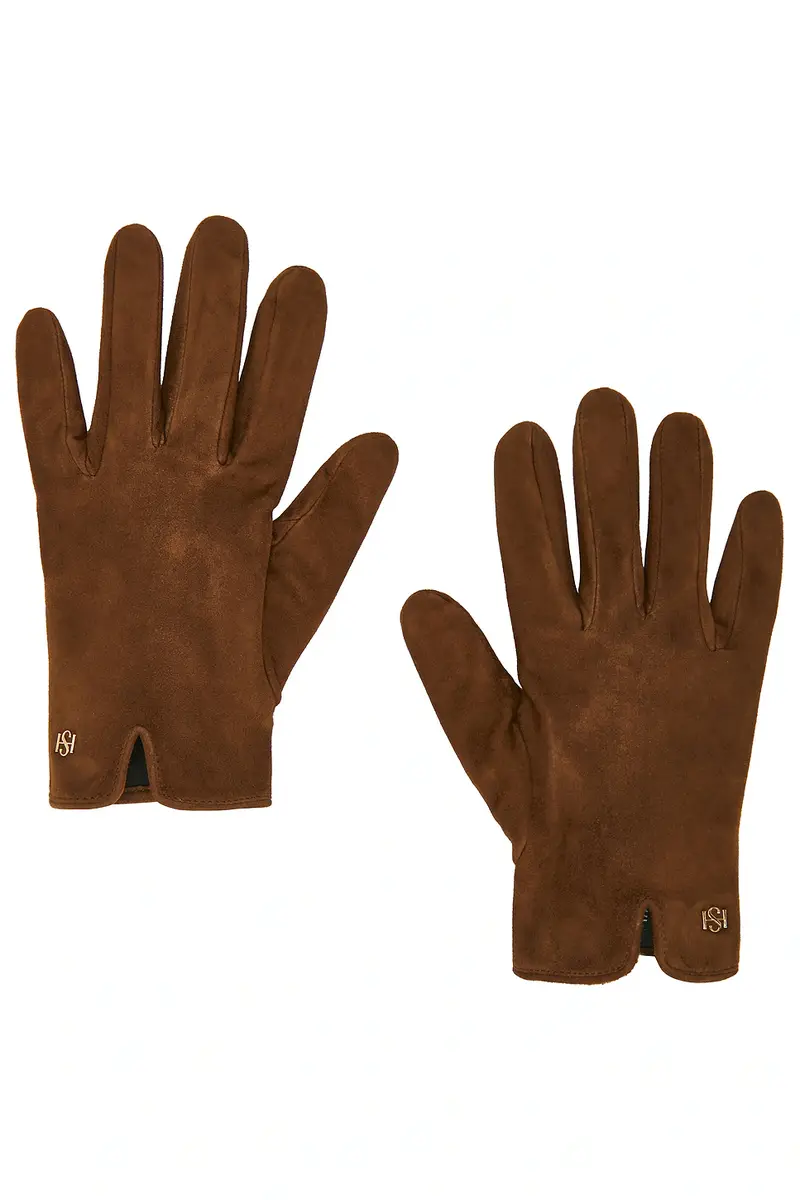 HANDSOME STOCKHOLM Essential Suede Gloves | Image 1 HANDSOME STOCKHOLM Essential Suede Gloves | Image 1