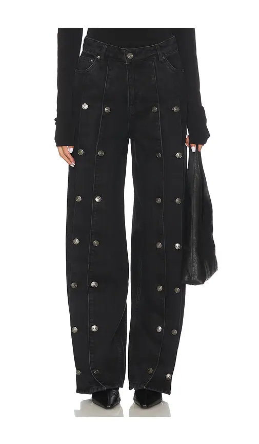 ROTATE Dixie Button Wide Leg | Image 1 ROTATE Dixie Button Wide Leg | Image 1