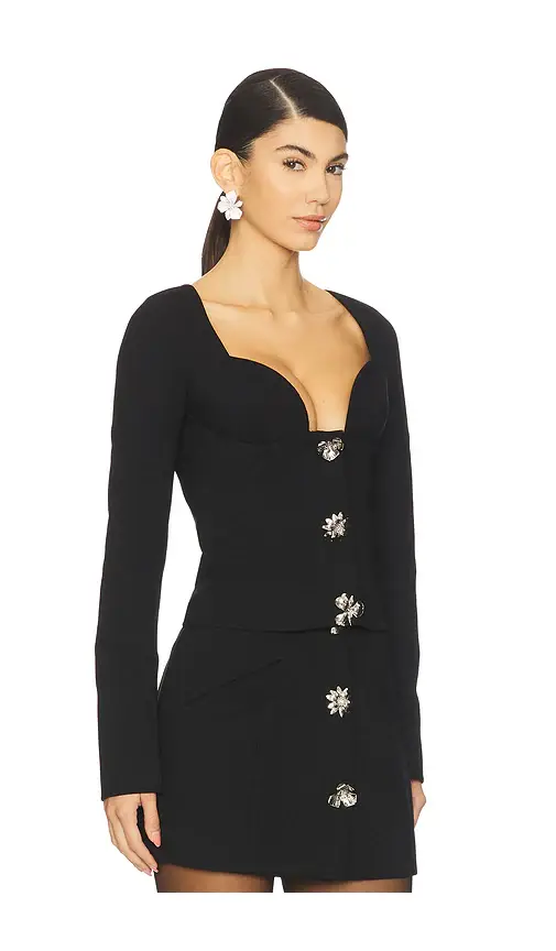 BLUMARINE Crepe Double Top | Thumbnail 2