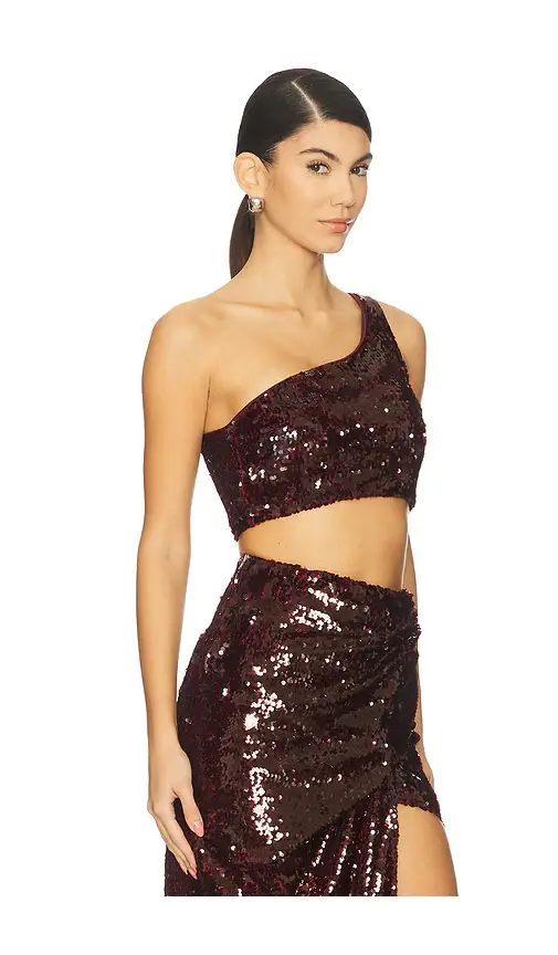 Mother of All Lauren Sequins Crop Top | Thumbnail 2