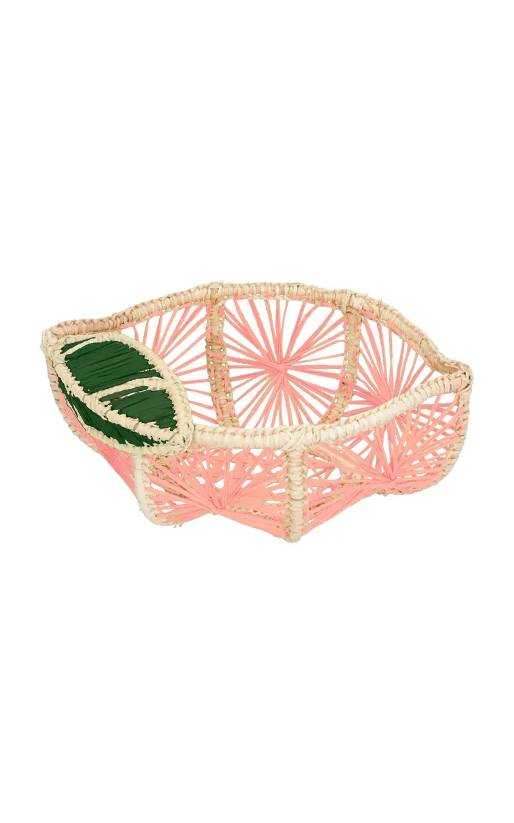 Mercedes Salazar Lemon Pink Basket - Multi | Image 1 Mercedes Salazar Lemon Pink Basket - Multi | Image 1