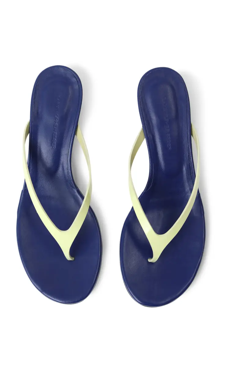 Christopher Esber Scala Leather Wedge Sandals | Thumbnail 3 Christopher Esber Scala Leather Wedge Sandals | Thumbnail 3