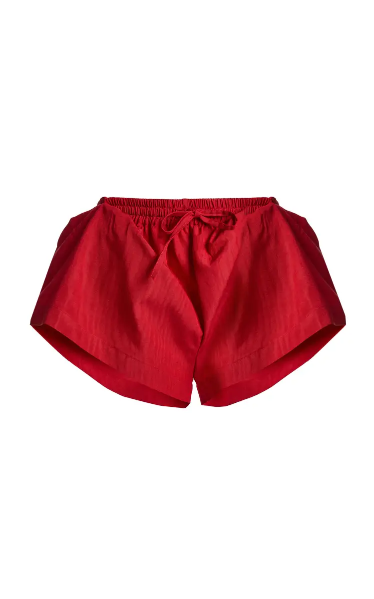 Christopher Esber Moire Cotton-Blend Mini Shorts | Thumbnail 19 Christopher Esber Moire Cotton-Blend Mini Shorts | Thumbnail 19
