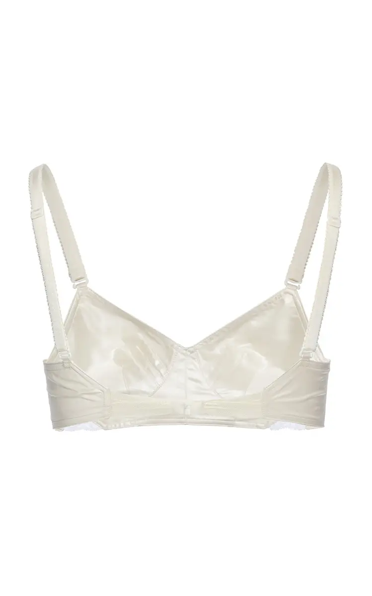 Magda Butrym Cotton-Silk Bralette - Ivory | Thumbnail 5