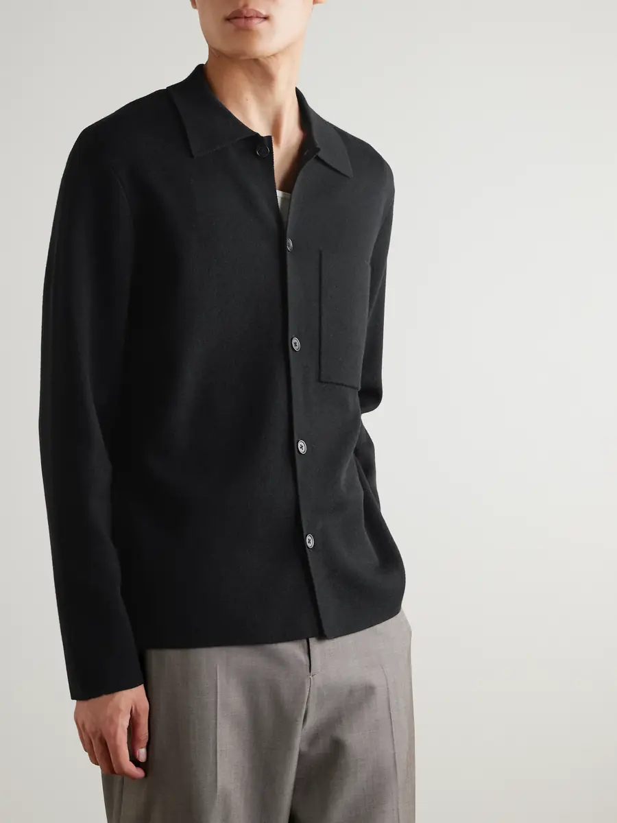 NN07 Jonas 6530 Knitted Overshirt - Men | Thumbnail 3 NN07 Jonas 6530 Knitted Overshirt - Men | Thumbnail 3