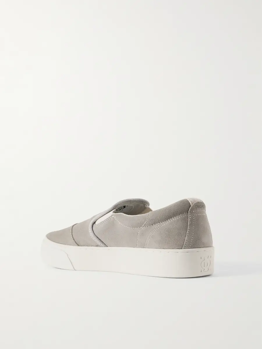 Omni Lister Canvas-Trimmed Suede Slip-On Sneakers - Men | Thumbnail 4 Omni Lister Canvas-Trimmed Suede Slip-On Sneakers - Men | Thumbnail 4
