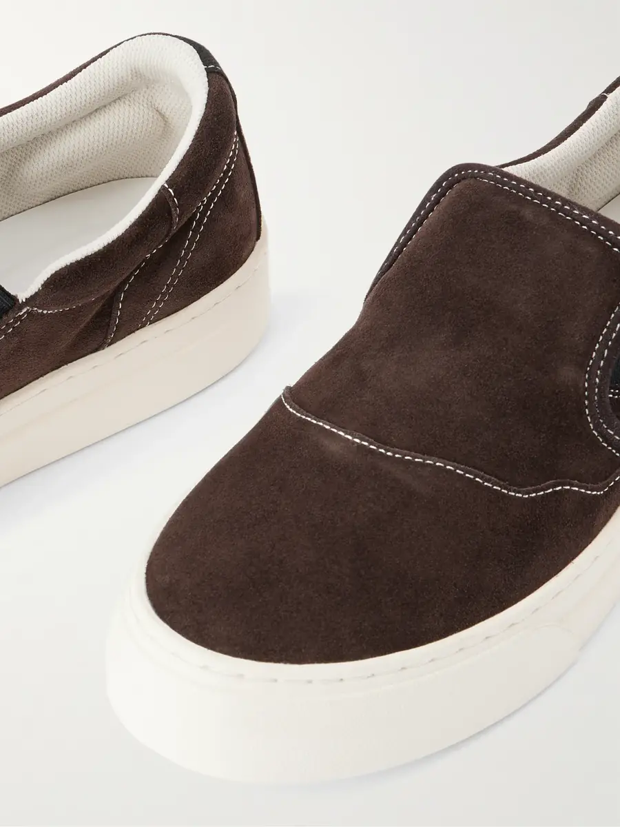Omni Lister Canvas-Trimmed Suede Slip-On Sneakers - Men | Thumbnail 5 Omni Lister Canvas-Trimmed Suede Slip-On Sneakers - Men | Thumbnail 5