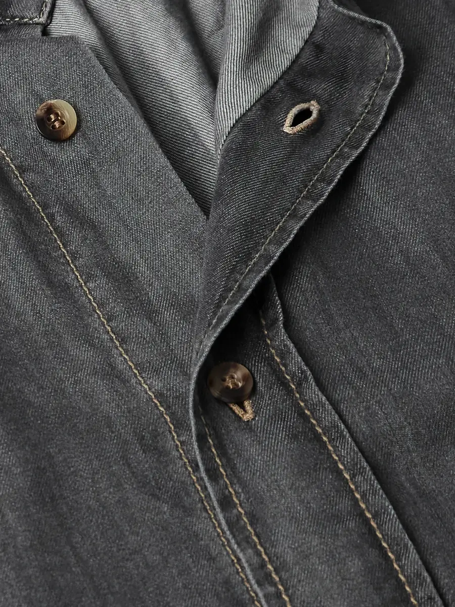 Brunello Cucinelli Slim-Fit Spread-Collar Cotton-Chambray Shirt - Men | Thumbnail 5 Brunello Cucinelli Slim-Fit Spread-Collar Cotton-Chambray Shirt - Men | Thumbnail 5