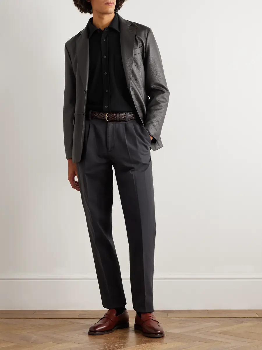 Brunello Cucinelli Wool, Cashmere and Silk-Blend Shirt - Men | Thumbnail 2 Brunello Cucinelli Wool, Cashmere and Silk-Blend Shirt - Men | Thumbnail 2