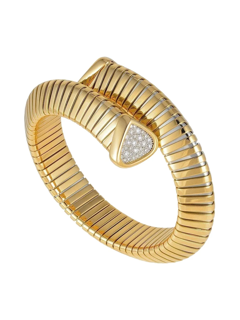 Diamond Trisola Bangle Bracelet