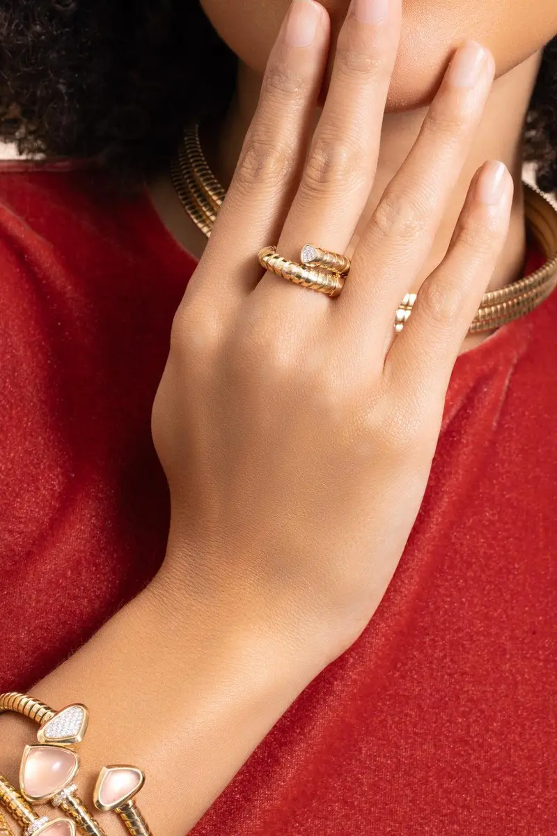 Marina B Diamond Trisolona Bypass Ring | Thumbnail 2