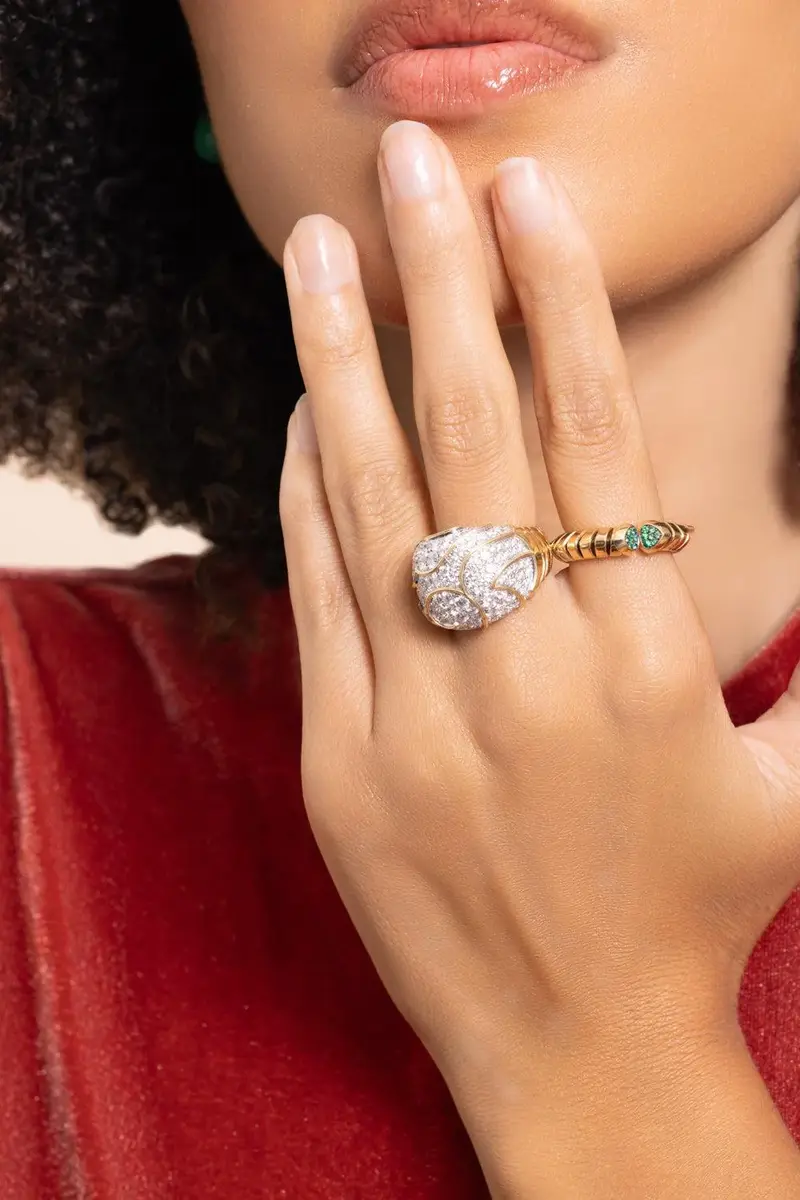 Marina B Emerald Trisolina Ring | Thumbnail 2