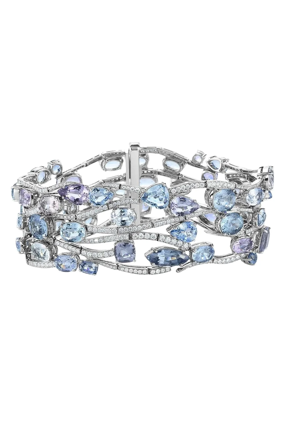 CICADA Mixed Sapphire Diamond Frost Bracelet