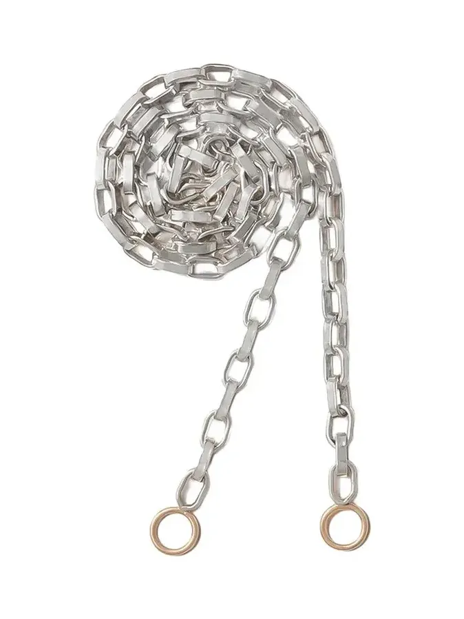 Polished Biker Chain Necklace
