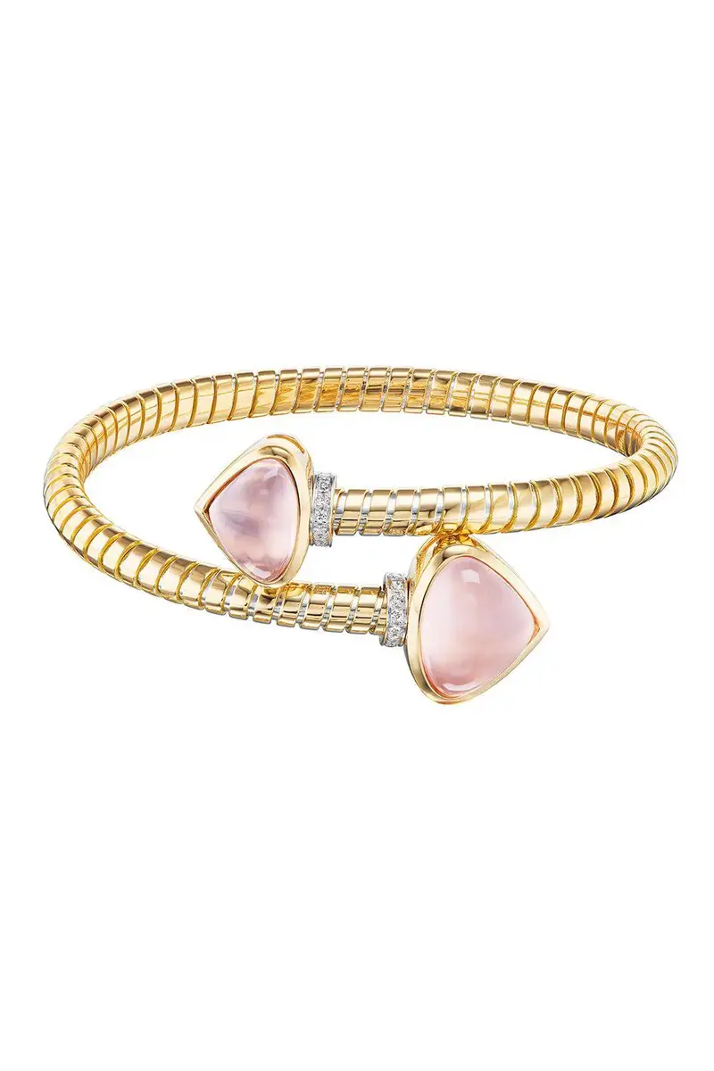 Marina B Rose Quartz Trisolina Bypass Bracelet | Thumbnail 5