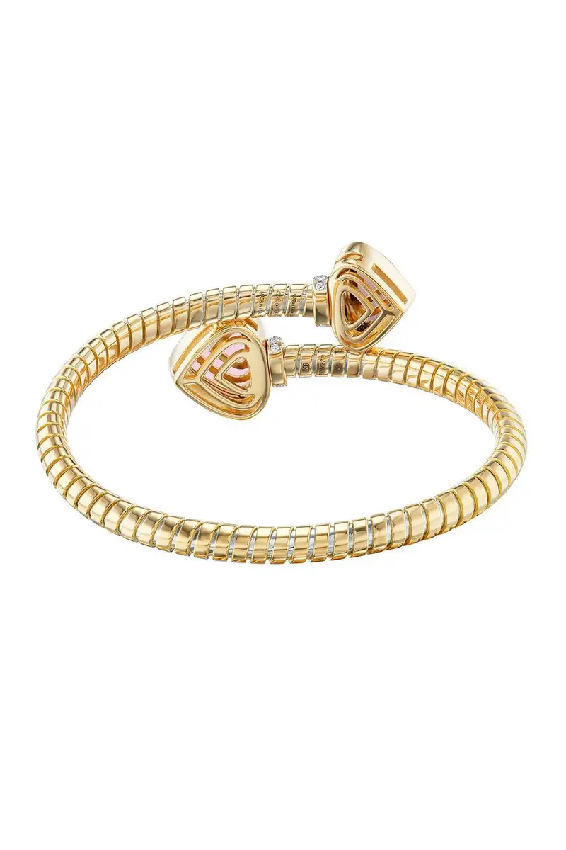 Marina B Rose Quartz Trisolina Bypass Bracelet | Thumbnail 6