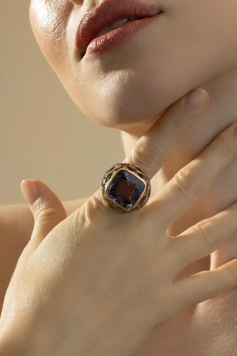 CICADA Spinel Diamond Spot Ring | Thumbnail 3