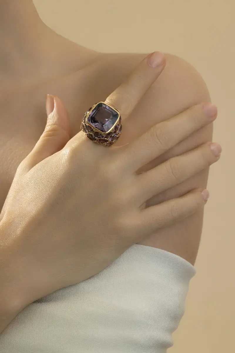 CICADA Spinel Diamond Spot Ring | Thumbnail 4