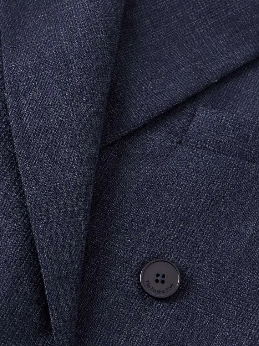 The Frankie Shop Jane Double-breasted Checked Wool Coat | Thumbnail 5