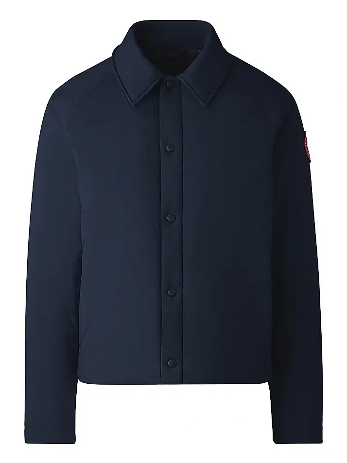 Men's Lodge Coach Nylon & Down Jacket - Atlantic Navy Men's Lodge Coach Nylon & Down Jacket - Atlantic Navy
