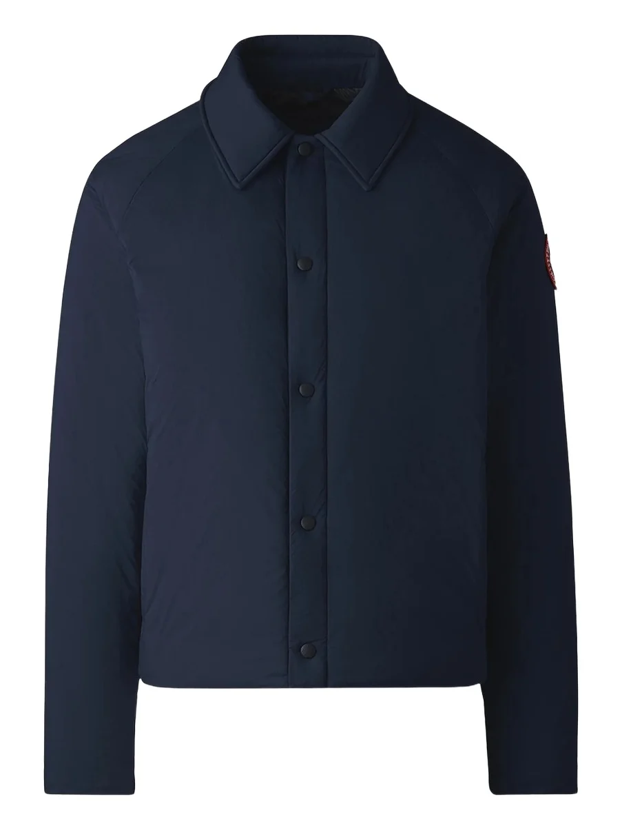 Men's Lodge Coach Nylon & Down Jacket - Atlantic Navy
