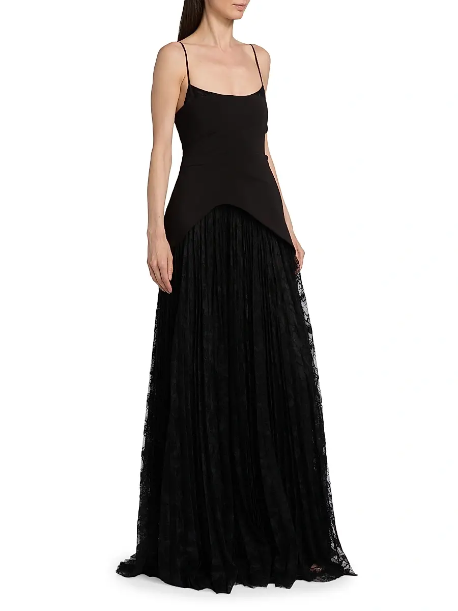 Amur Women's Leighton Pleated Gown | Thumbnail 4