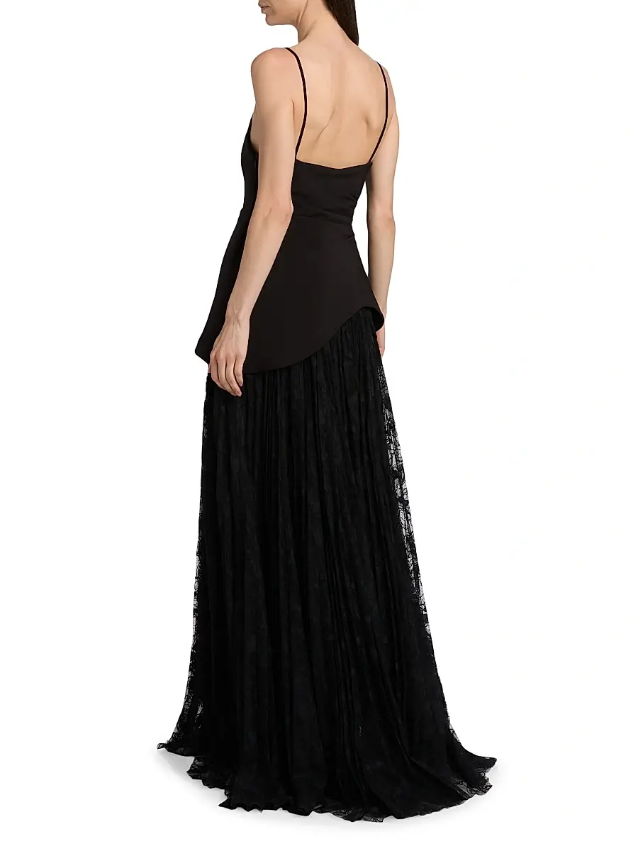 Amur Women's Leighton Pleated Gown | Thumbnail 5