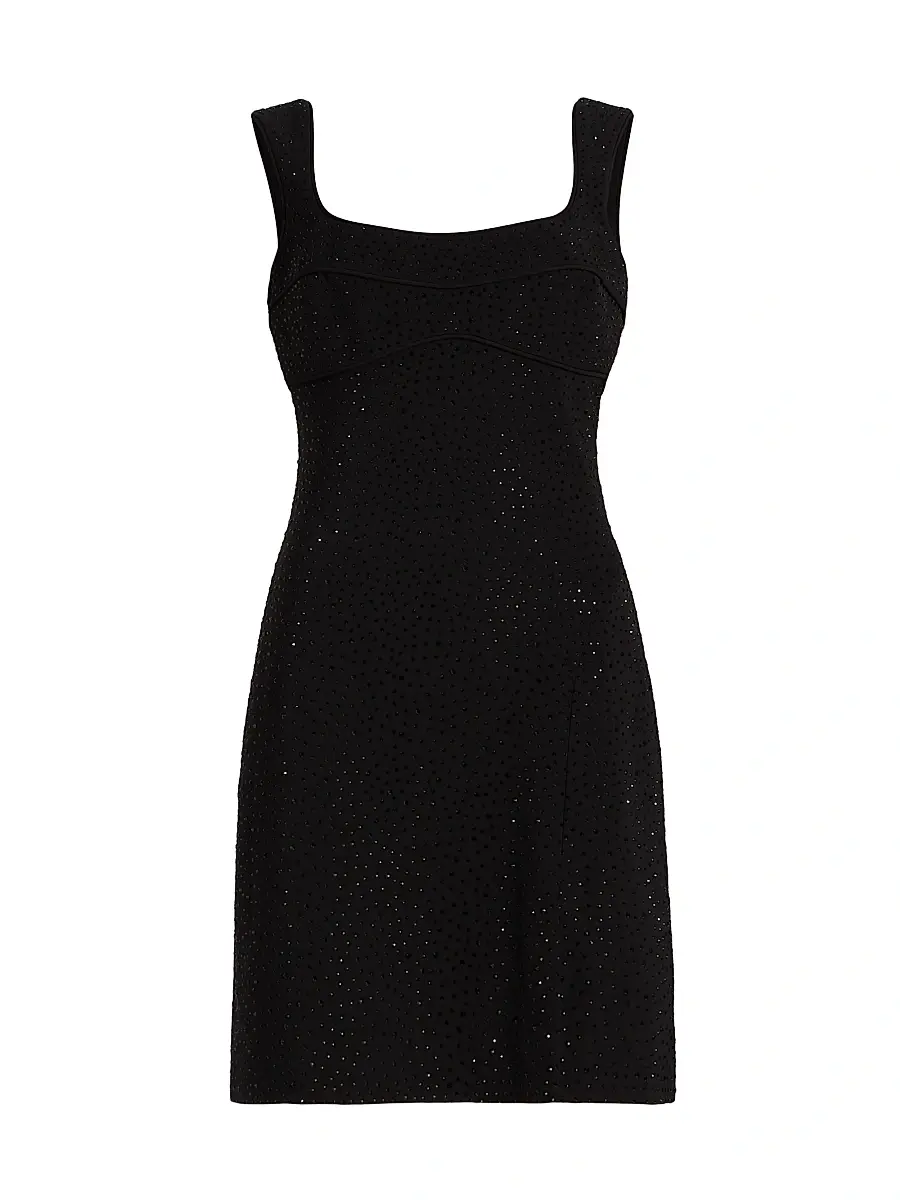 AMUR Women's Vinny Crystal Minidress - Black | Image 1 AMUR Women's Vinny Crystal Minidress - Black | Image 1