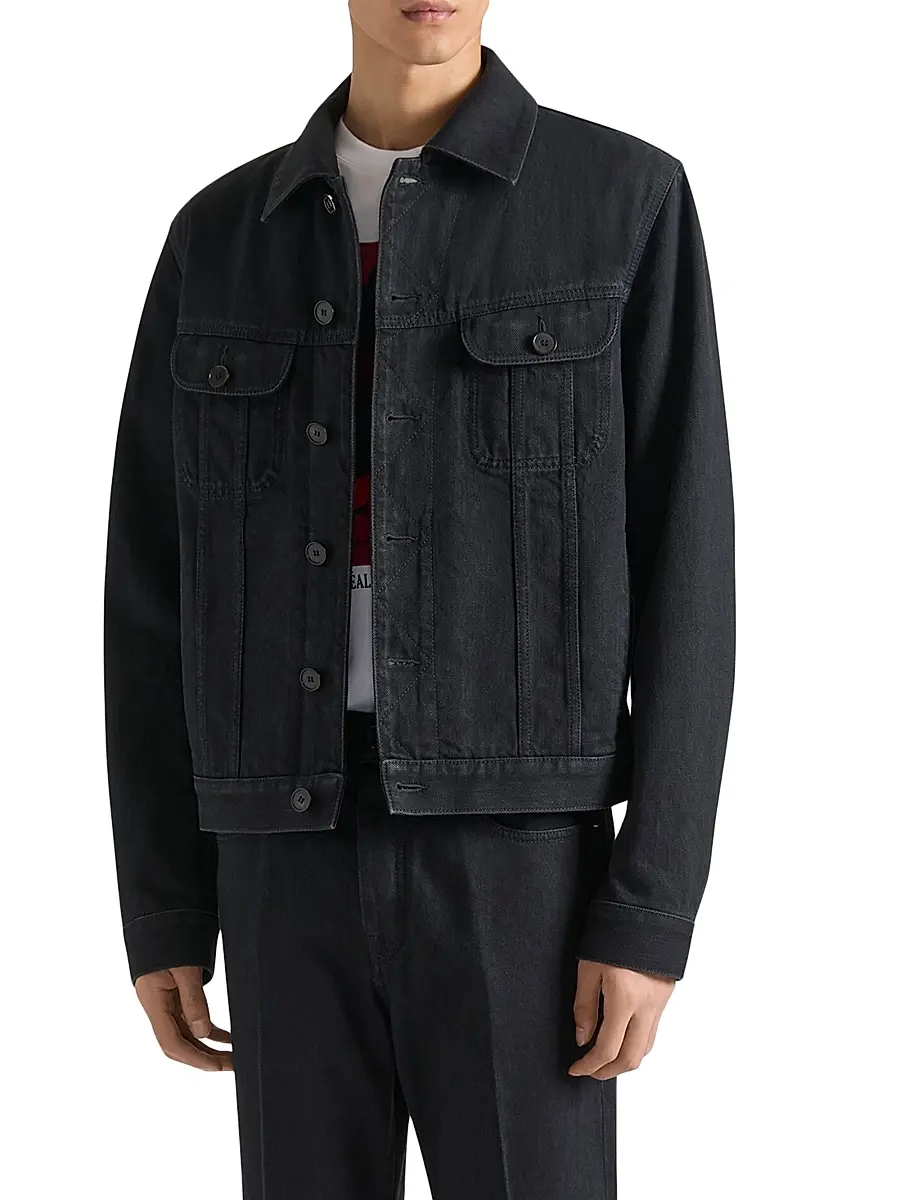 Givenchy Men's Jacket in Denim - Black | Thumbnail 3 Givenchy Men's Jacket in Denim - Black | Thumbnail 3