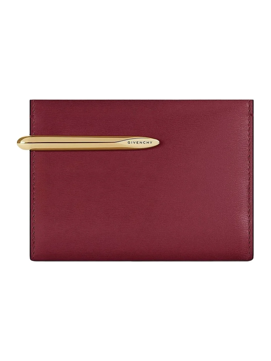 Givenchy Women's Pinch Wallet in Leather - Burgundy